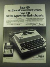 1979 Sears Ad - Calculator & Graduate Typewriter thumbnail