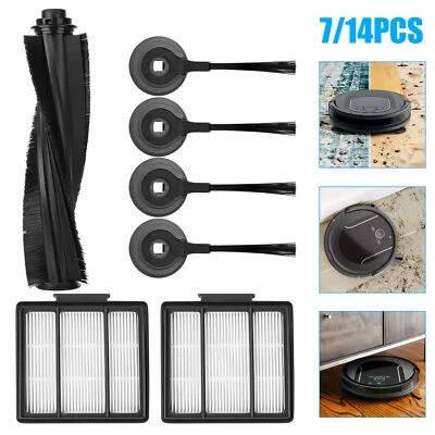 14Pcs Vacuum Cleaner Replacement Parts Brush Kit For Shark ION Robot S87-RV750_N
