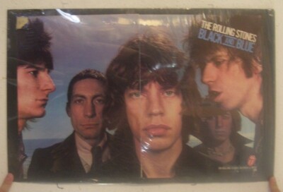 Rolling Stones Poster Trade Ad Black And Blue | eBay