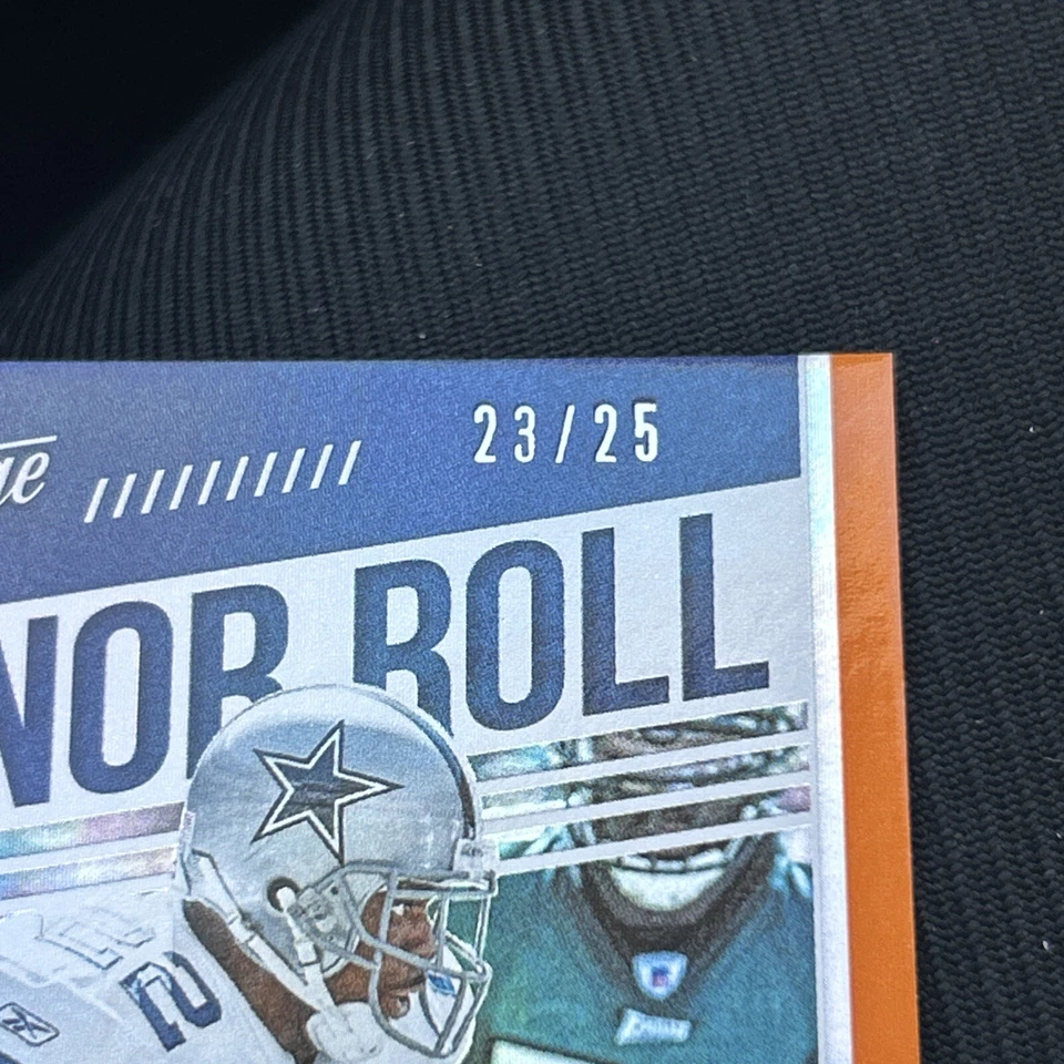 2020 Prestige Football Honor Roll Emmitt Smith Orange Cowboys 23 /25 Insert - Image 2 of 3