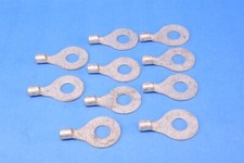 10 TE Connectivity AMP Connector Terminal Ring 1/2" Stud 6 AWG Crimp