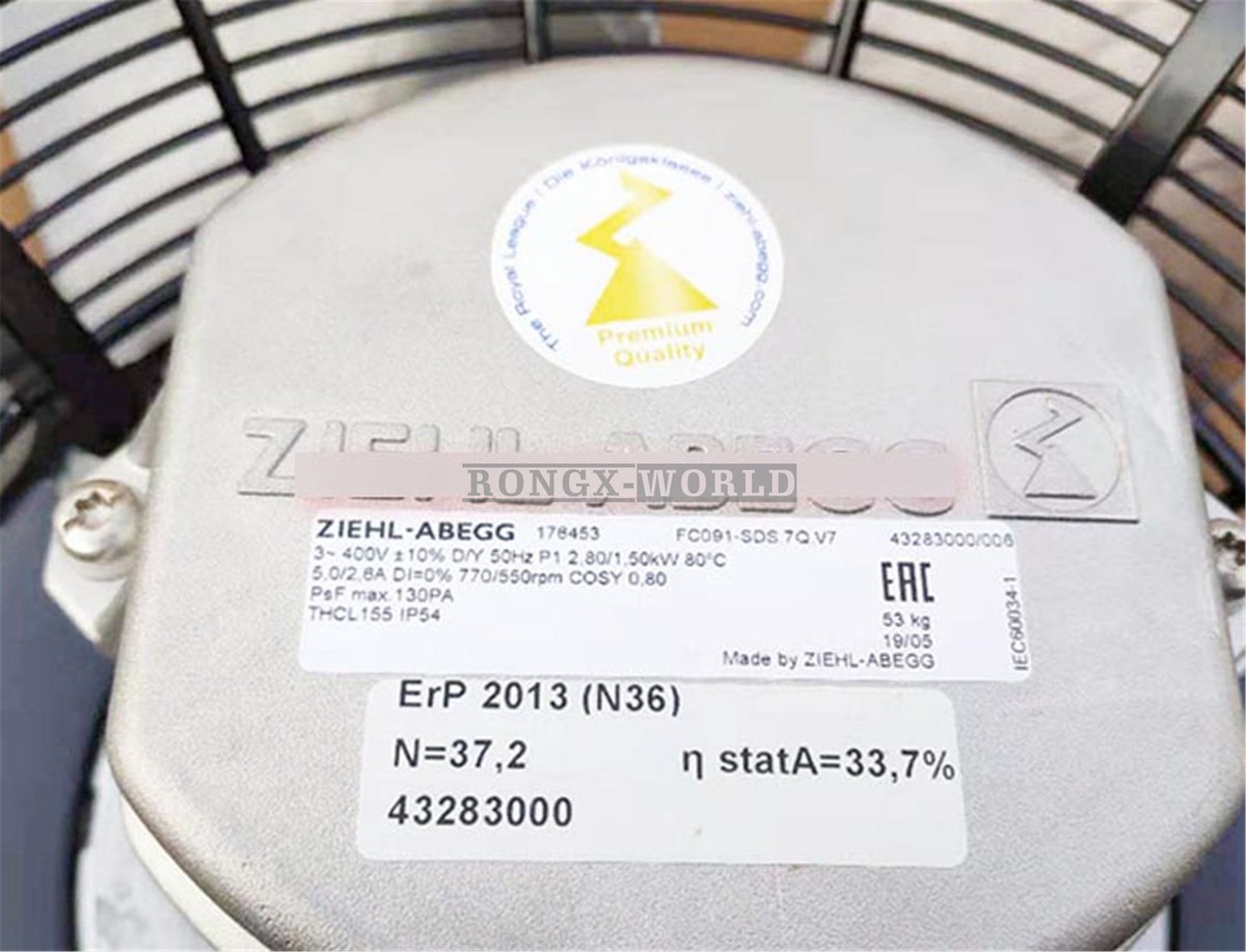 NEW 1PCS FC091-SDS.7Q.V7 Axial-Flow Fan Ziehl Abegg | eBay