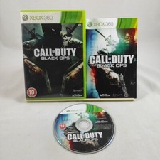 CALL OF DUTY BLACK OPS Xbox 360 game with manual