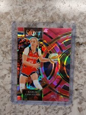 2024 Panini Select WNBA - Premier Level Pink Ice Prizm #132 Karlie Samuelson