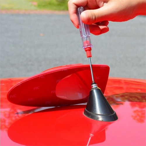 Car Radio Shark Fin Auto Roof Aerial Radio Signal Antenna Car Antenna - Photo 5/17