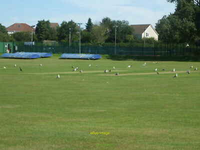 Photo 6x4 Hanham Cricket ground Kingswood No slips but plenty of gull-ies c2020