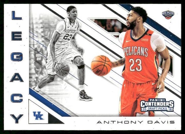 2018 Panini Contenders Draft Picks #2 Anthony Davis Legacy