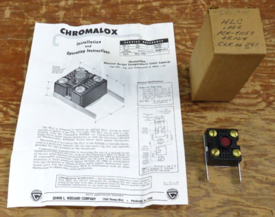 #ad #ad CHROMALOX HLC 3001A High Limit Control M40410 1 $17.99