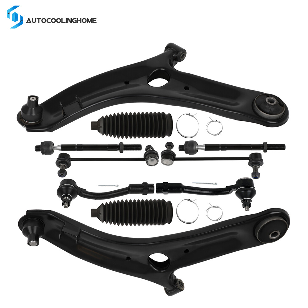 Front Lower Control Arm Ball Joint Tie Rod End Sway Bar For 2010-2013 Kia Soul