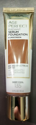 LOreal Paris Age Perfect Radiant Foundation Sunscreen #135 Deep Cool EXP:09/2021