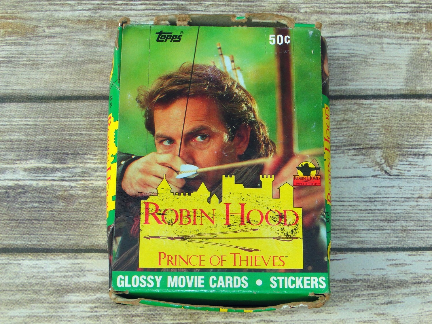 1991 Robin Hood Prince of Thieves Movie Trading Card Box of 36 Packs by Topps A