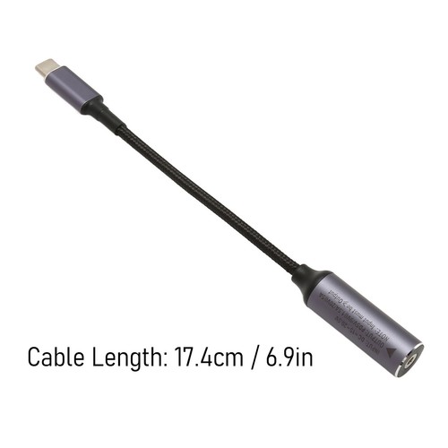 DC 3.0x1.1mm To USB C Power Charging Cable DC Female To USB C Male 100W PD Fast - Zdjęcie 21 z 22