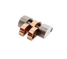 Authentic Rolex 12mm Solid Link 18k Everose Gold / SS 179171 197161 - OC#1011