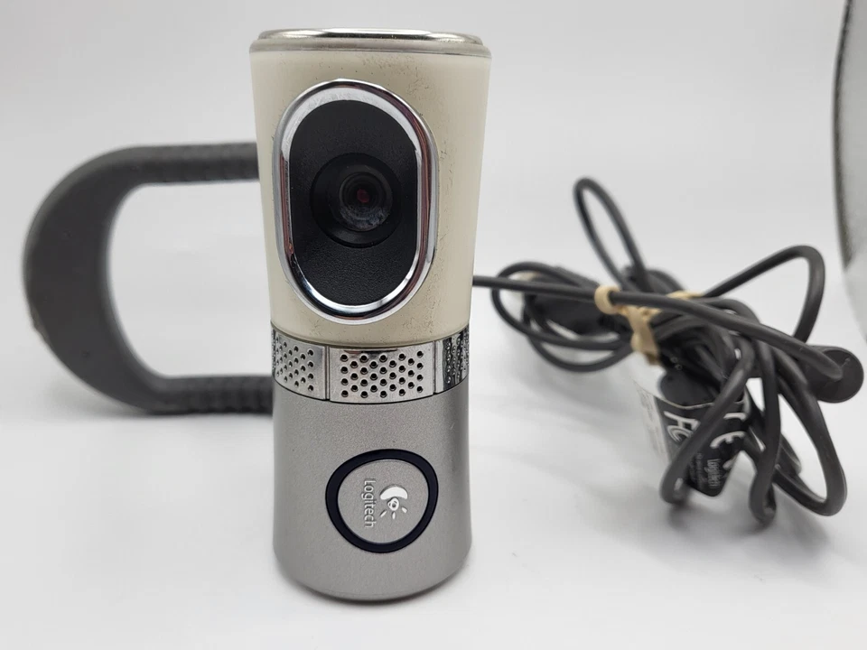 Logitech V-UBH44 QuickCam Ultra Vision USB Webcam. Tested  works.  - Image 2 of 4