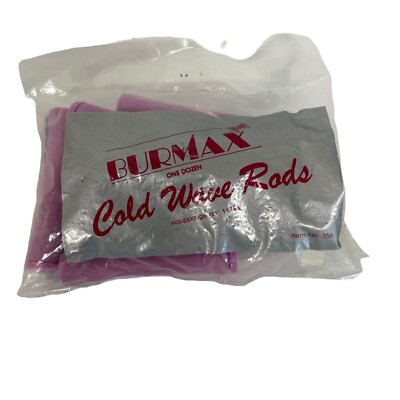 Vintage Burmax Cold Wave Rods Dozen Pink #356