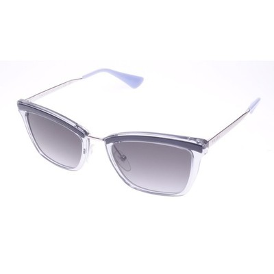 Prada Brille Herren Damen  Grau Cat Eye VPR 15U KI5-1O1 Kunststoff