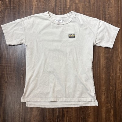 Abercrombie Kids Graphic T Shirt Youth 11/12 Logo - Outdoor Landscape Back Print