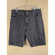 Vintage Levi's Mens Black 550 Orange Tab Shorts 36