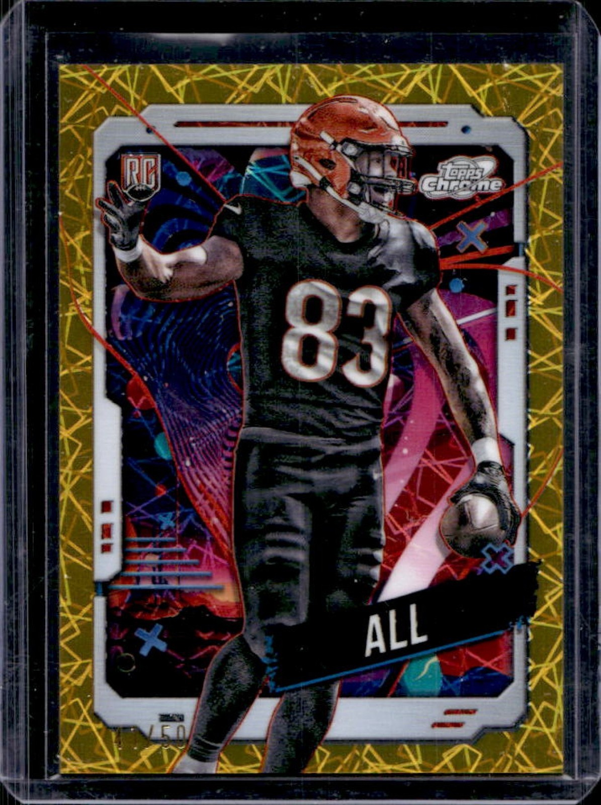 Erick All Topps Cosmic Chrome #121 Gold Interstellar