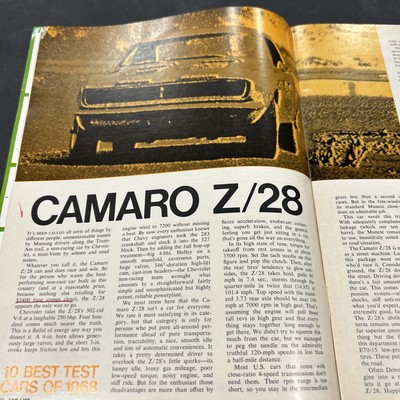 Car Life Magazine September, 1968 Ten Best Cars Of 1968 | eBay