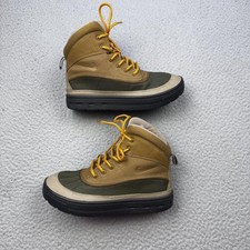Nike Boots Youth Size 4.5Y Brown Green ACG Woodside Duck Hiking Waterproof