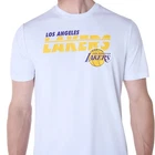 New Era NBA Basketball League Essential Tee T-Shirt Los Angeles Lakers White