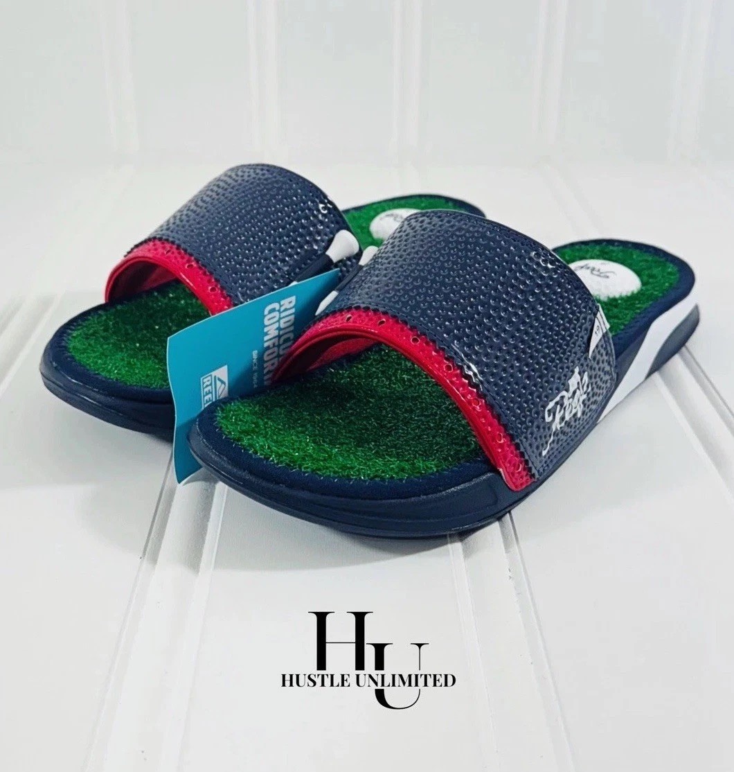 NEW Reef Mulligan II Patriotic Tee Up Turf Slide Golf  display picture 3