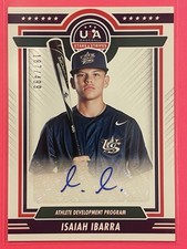 2022 Panini USA Baseball Stars & Stripes Isaiah Ibarra Auto /499 #ADP1-II