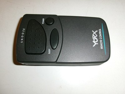 Yorx Remote Control For Model C1860 AM/FM Clock Radio w/ Cassette Player