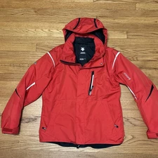 Descente Mens Red Airdrive ski Jacket Black Trim New Condition