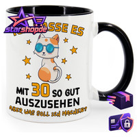 Tasse 30. Geburtstag FüR Frauen Geburtstagsgeschenk Geschenkidee Damen