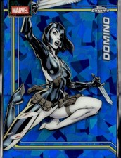 2026 Topps Chrome Marvel Comics Sapphire Edition #30 Domino