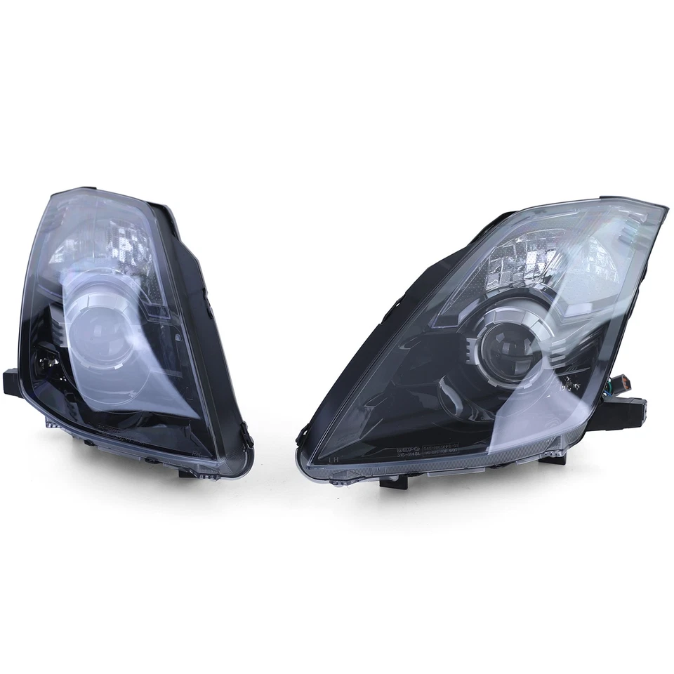 Facelift Xenon Scheinwerfer Set D2S Schwarz Smoke Paar für Nissan 350Z Z33 02-09 - Bild 2 von 4