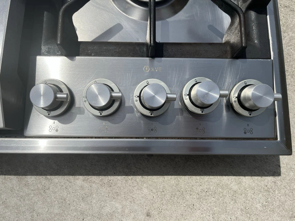 ILVE Professional Plus Stainless Steel Gas Cooktop 90cm/36 Inches 4 Burners - Image 3 of 4