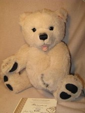 Plush Toy Steiff Polar Bear Cub 18 Inches with Certificate