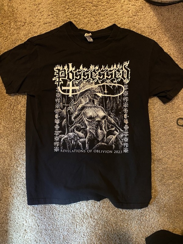 Possessed Revelations Of Oblivion 2023 Tour T-shirt Small Black