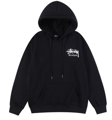 Men's Pullover Hoodie Black 