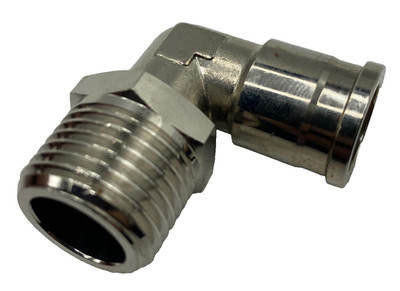 LOT OF 2 W.W. Grainger, Inc. 90 Degree Male Elbow, 1/2'' INC,Tube x MNPT, 22FR90A
