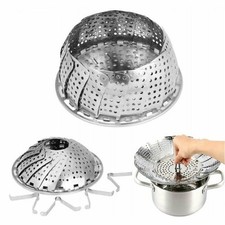 Dünsteinsatz 30 cm, aus Edelstahl, Topfeinsatz Dampfeinsatz Sieb Dampfgarer