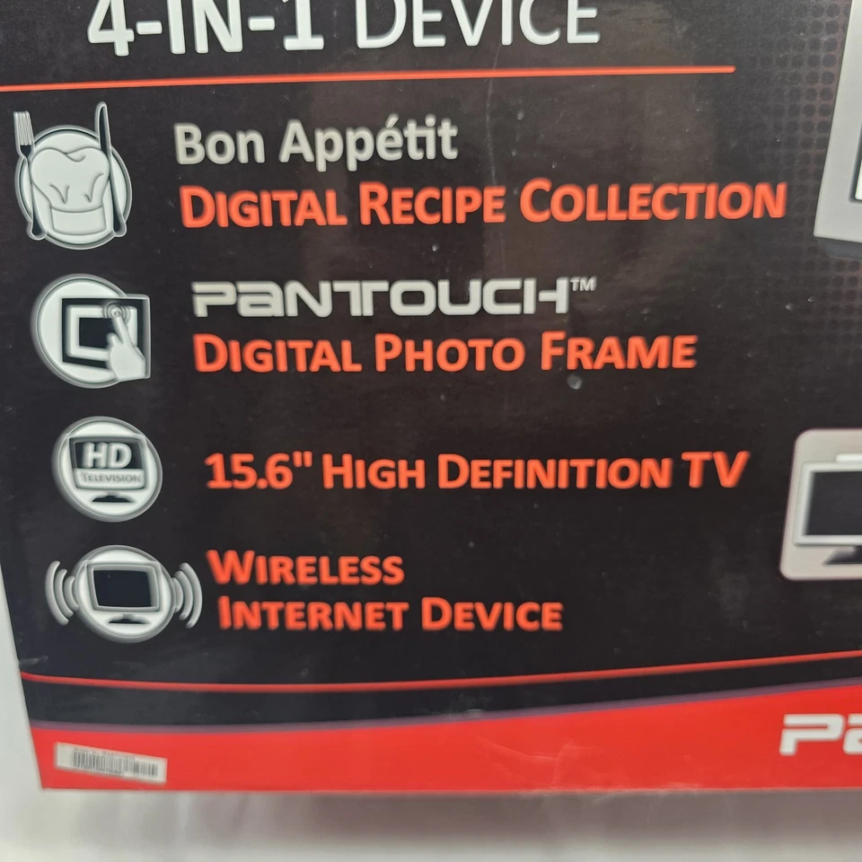 Pandigital KTC 4-in-1 15.6" LCD High Def. TV - Recipe, Internet, Photo Frame, TV - Image 4 of 4