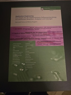 Application Engineering Grundlagen für die objektorientierte Softwareentwicklung