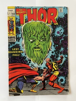 The Mighty Thor #164 1969 VG 4.0 3rd Adam Warlock Cameo! Stan Lee/Jack Kirby.