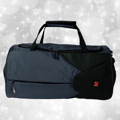 Travel N Meet Sporttasche, Reisetasche Spinnstoff grau Weekender OTD4208K
