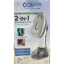 Conair Turbo Extreme Steam 2 in 1 Steamer & Iron With Gentle Temp White 1 Count
