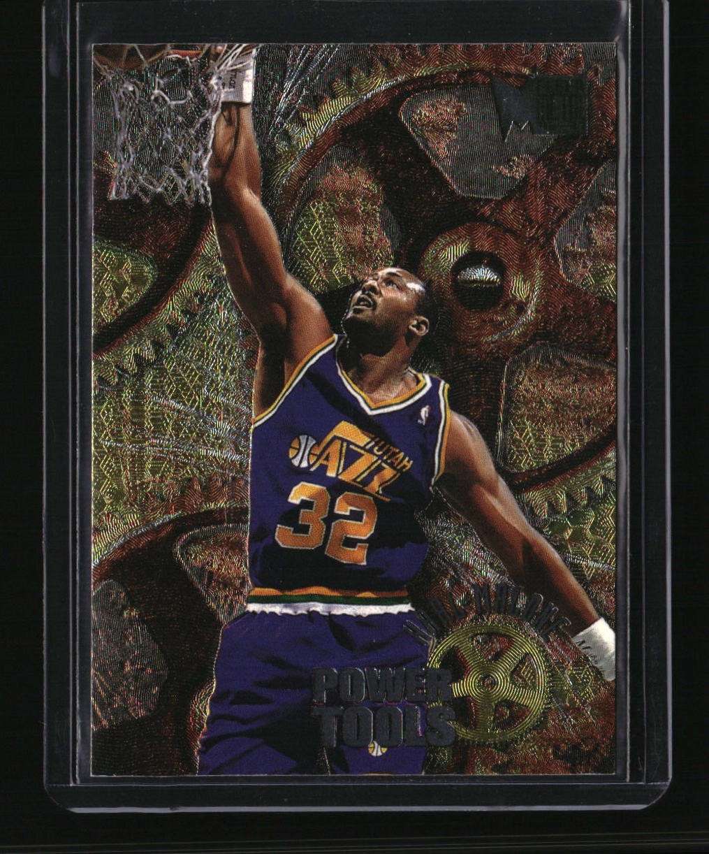 1996-97 Metal #7 Karl Malone Power Tools