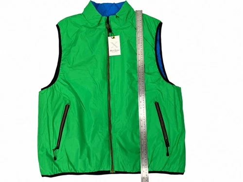 Robert Graham Men's 3XL Vest-Green Blue Pozo Reversible Quilted Puffer NWT image 8