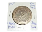 1967 Caesar's Palace Las Vegas NV $5 Gaming Token .925 Sterling Silver 41.5 gram