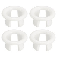 4Pcs 25.1mm Sink Trim Overflow Cover Ring Hole Insert in Round Cap White