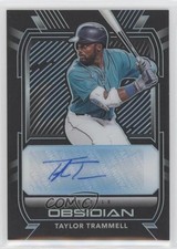 2021 Chronicles Obsidian Electric Etch Carolina Blue Taylor Trammell Auto 0a3