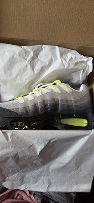Nike Air Max 95 OG Men's Size 7 Neon Yellow/Cool Grey/Light Graphite